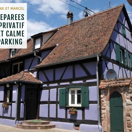 Gite Marcel Et Marianne Jardin Et Parking Privatifs Ebersheim Exteriör bild